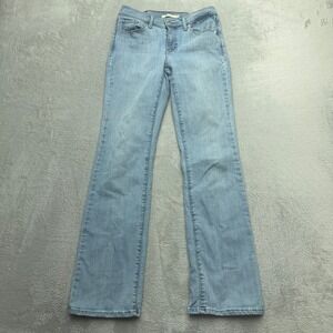 Levi's Jeans Womens 2 Blue Classic Bootcut Light Wash Denim Stretch Mid Rise